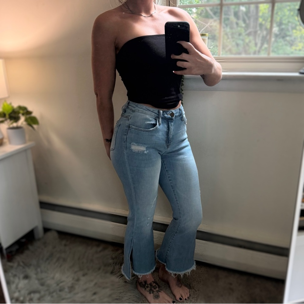 Flying Monkey Flare Distressed Jeans